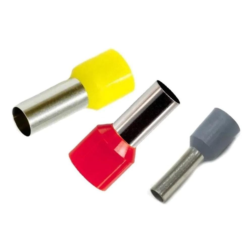 2X 600X Terminal Tubular Ilhos 4Mm / 6Mm / 10Mm 200 De Cada