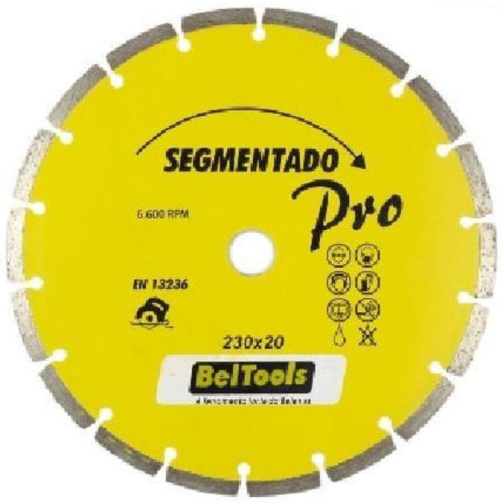 Disco Diamantado Segmentado 230 X 20 Beltools