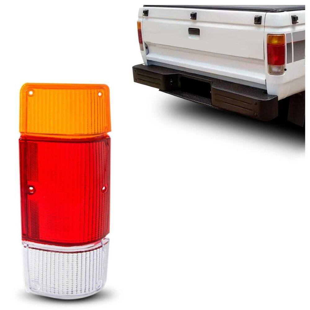 Lente Lanterna Traseira D20/A20/C20 1985 A 1996 Tricolor