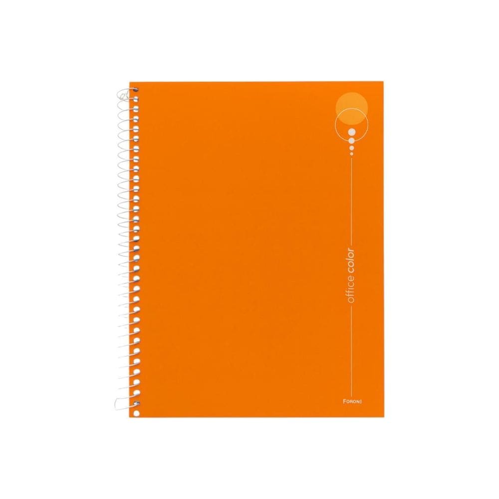 Caderno Universitario 1 Materia Office Color Foroni Amarelo