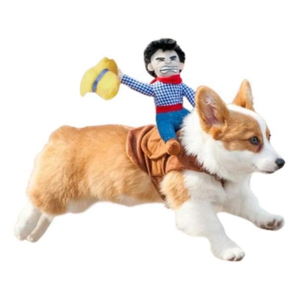 Fantasia Roupa Cowboy Para Pet - GG