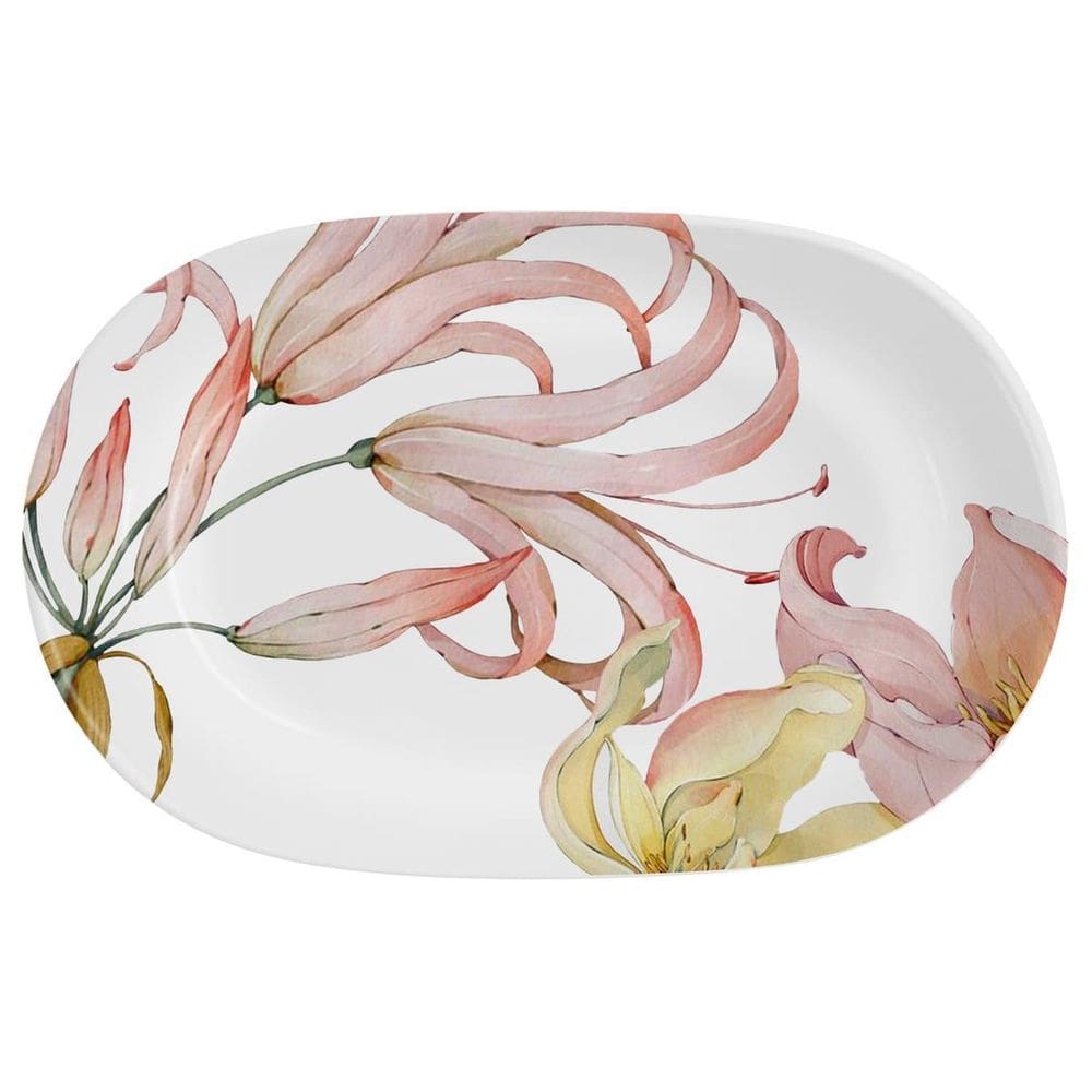 Travessa Cerâmica Alleanza 34cm - Branca Durável