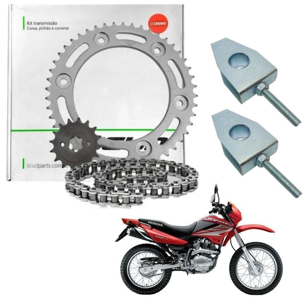 Kit Relação Scud Esticadores Nxr Bros 125 150 2003 Ate 2015