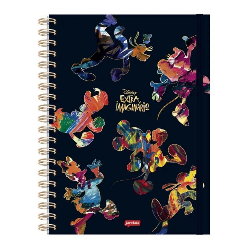 Caderno Garra Univ Cd 1X1 Neo 80Fls Disney Projeto Deei