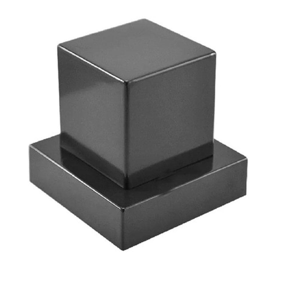 Acabamento De Registro Quadrado Preto Black Abs 1/2` Ou 3/4`