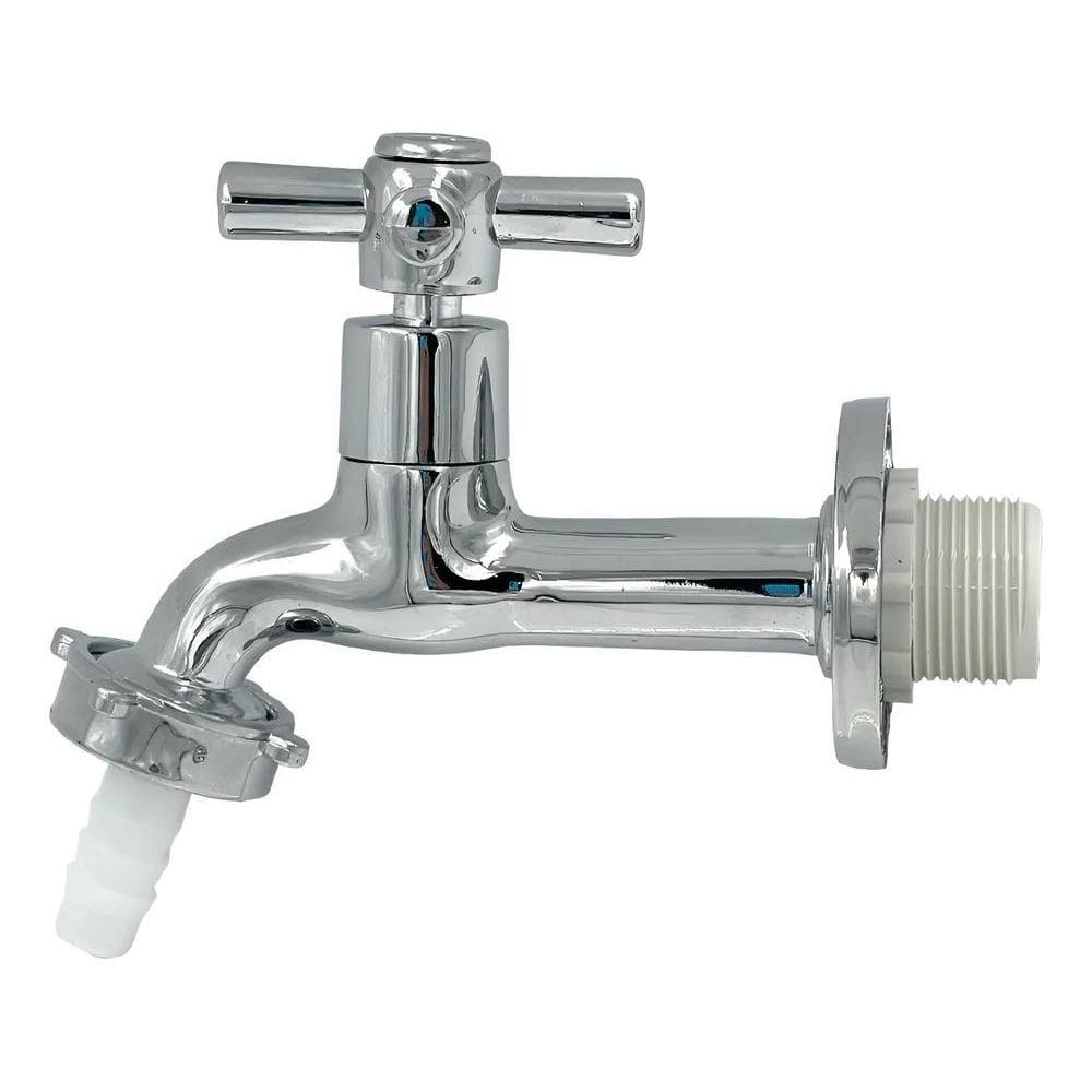 2X Torneira De Jardim Tanque Metal De Volta 1130 C-31 Cruz