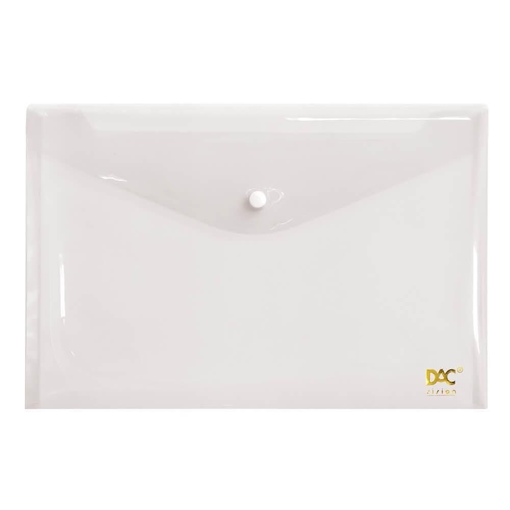 Pasta Malote Oficio Com Botao Transparente Dac