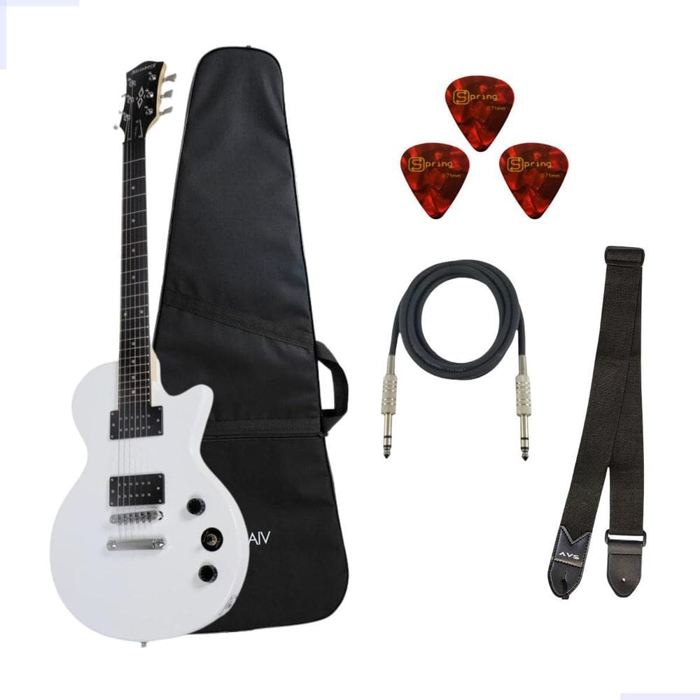 Kit Guitarra Strinberg Les Paul Lps200 White