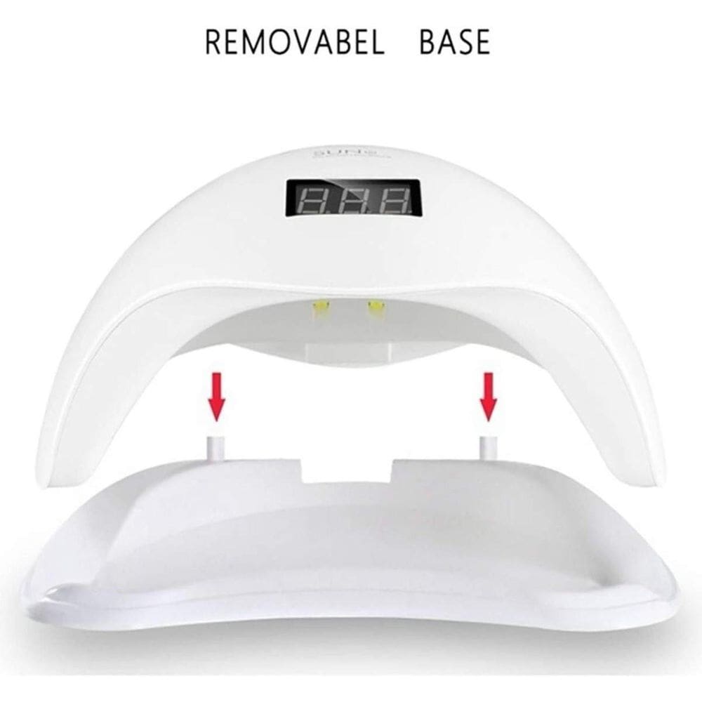 Cabine Led Uv Digital 48W Bivolt Unhas Gel Acrigel 110V/220V