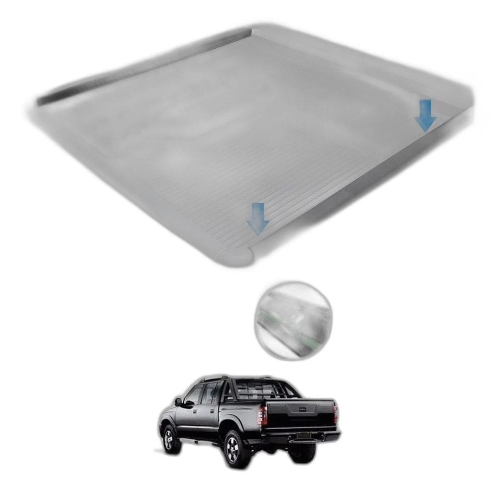 Protetor Borda Caçamba Lateral Gm S10 Cab Dupla 1996 Á 2011