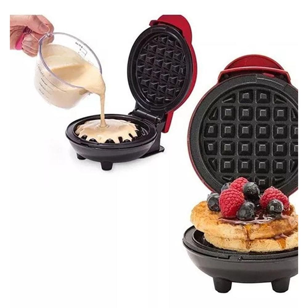 Máquina De Fazer Panqueca Waffle Para Cozinha Tomada 110V