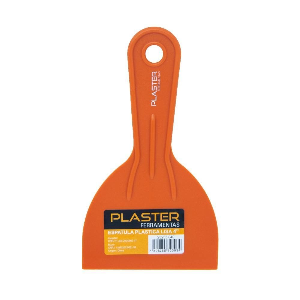 Espátula Plástica Lisa 10 Cm Plaster
