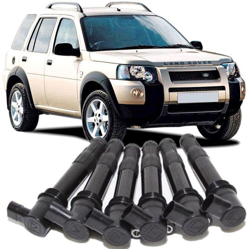 Kit 6 Bobinas De Ignicao Land Rover Freelander V6 2000 2006