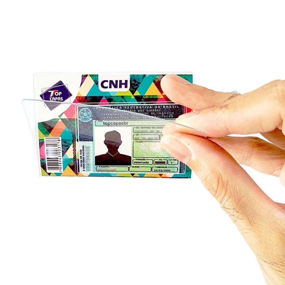 Capa Protetora Para Cnh - Kit Com 40 Und.