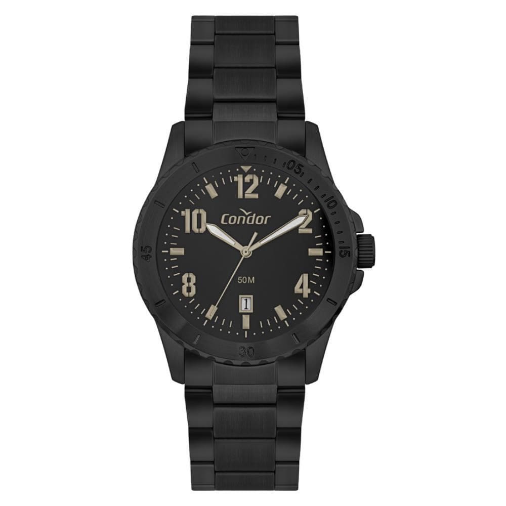 Relógio Condor Masculino Ref: Co2115Myw/4P Casual Black
