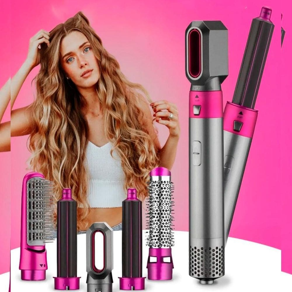 Escova Modeladora 5 Em 1 Hair Alisador 110V