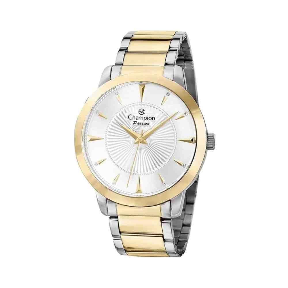 Relógio Champion Prata e Dourado Feminino CN29258KA