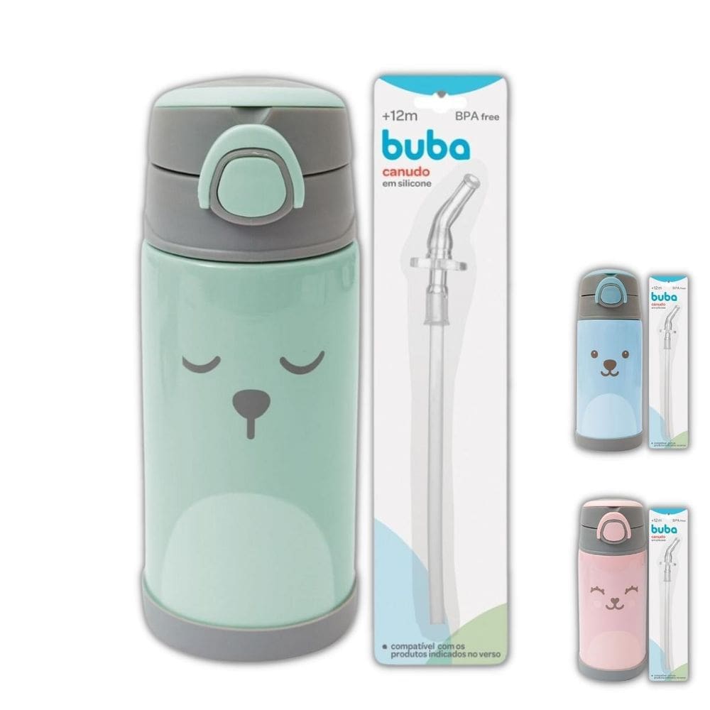 Garrafinha Copo Termico Infantil Gumy 400 Ml Parede Dupla