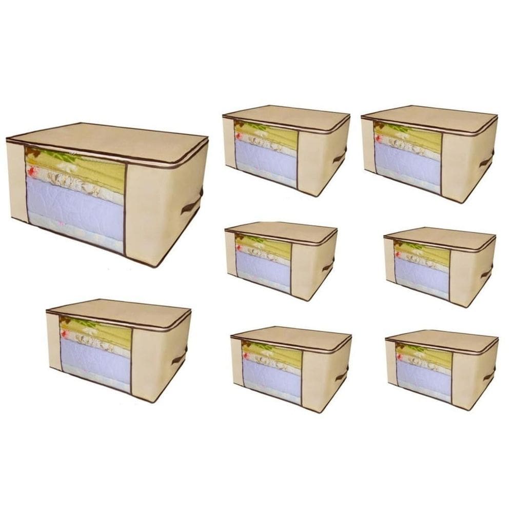 Kit 8 Organizador Guarda Roupa Multiuso 60X45X30