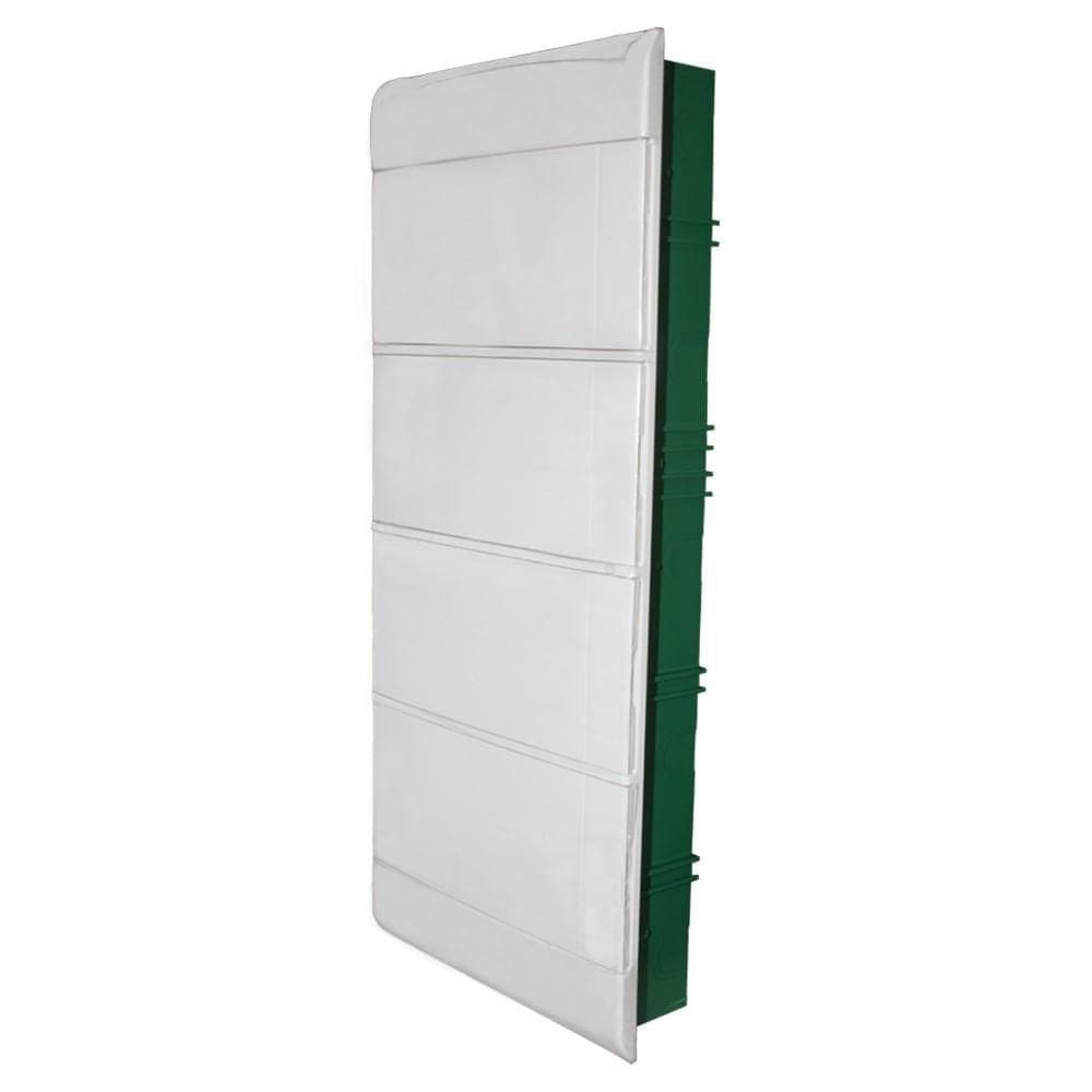 Caixa Distribuição Embutir 48Din Pvc Sem Barramento Ip-40