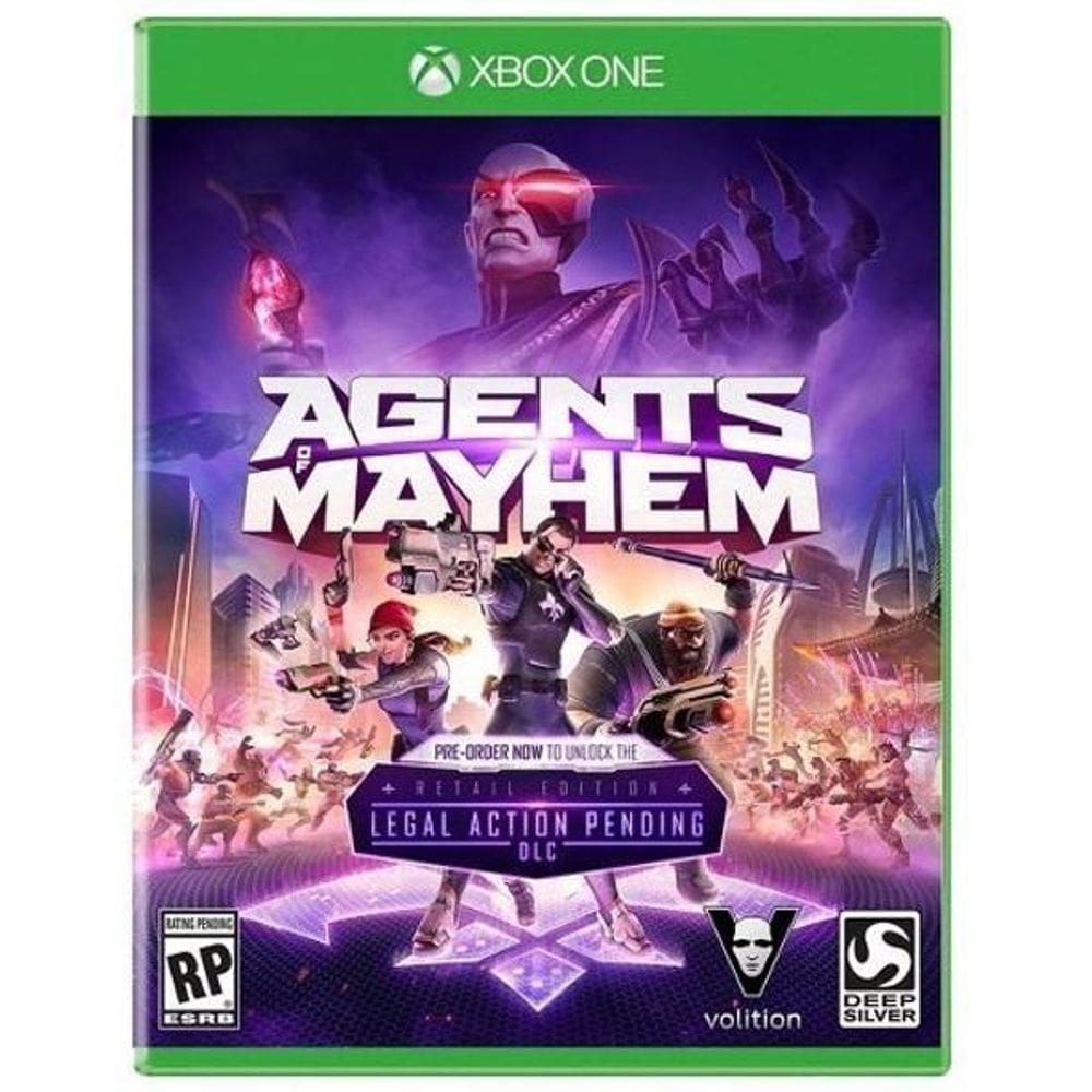 Jogo Mídia Física Agents Mayhem Para Xbox One