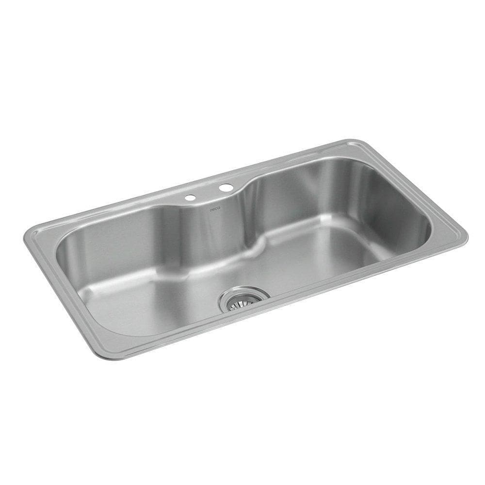 Cuba Deca Facile 80X40 Deck - Inox Escovado