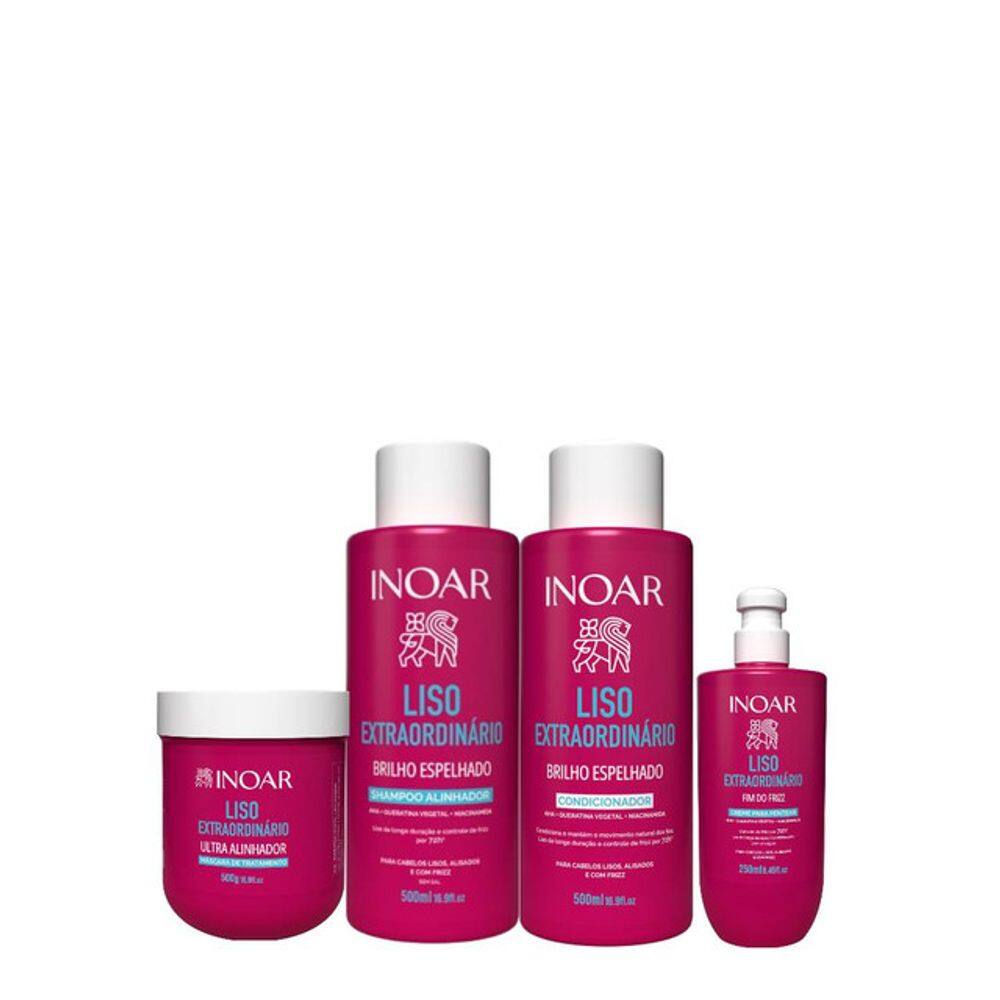 Inoar Kit Liso Extraordinário 4 Produtos