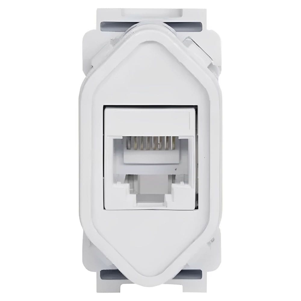 Módulo Tomada RJ45 Branco - RVB-1200/5 - RAVENNA
