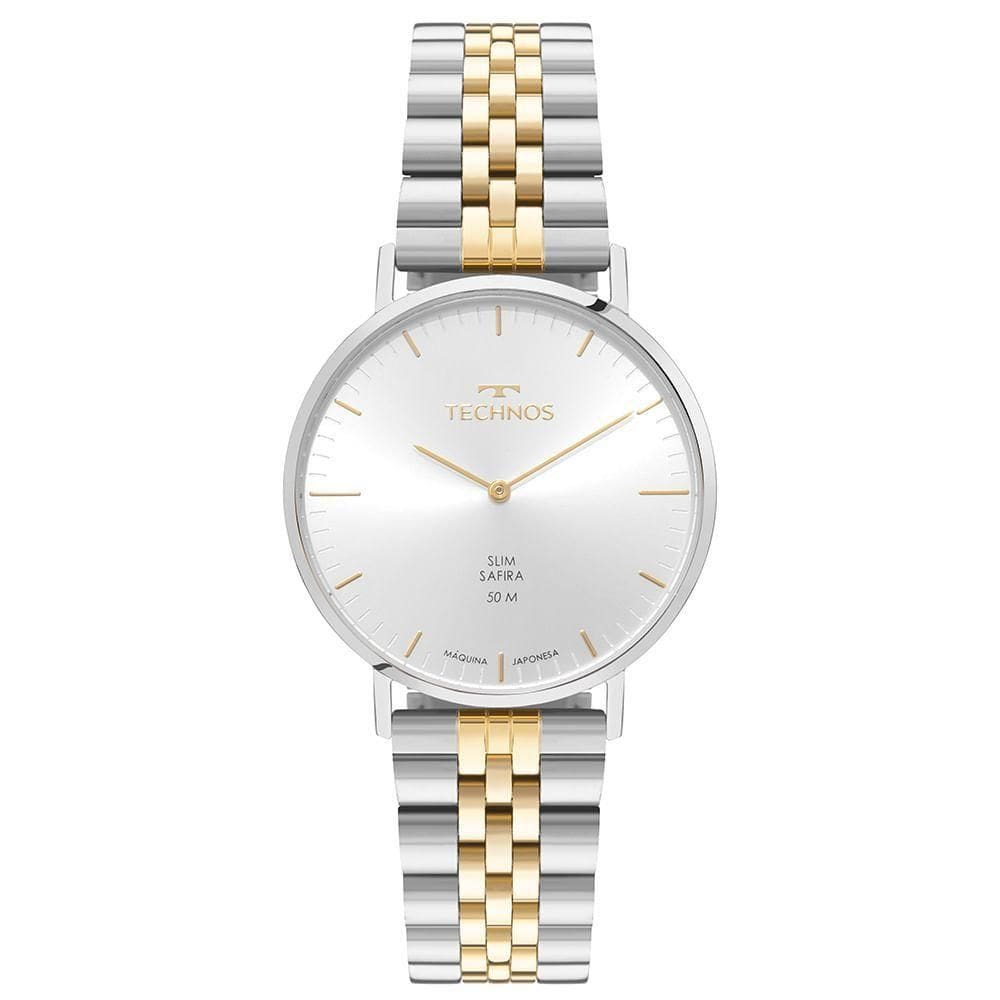 Relógio Technos Masculino Slim Bicolor - 2025luj-1k