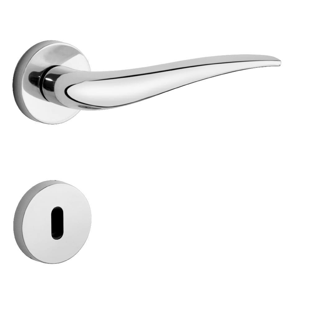 Fechadura Interna Due 55mm Cromado - 41-2204 - LOCKWELL