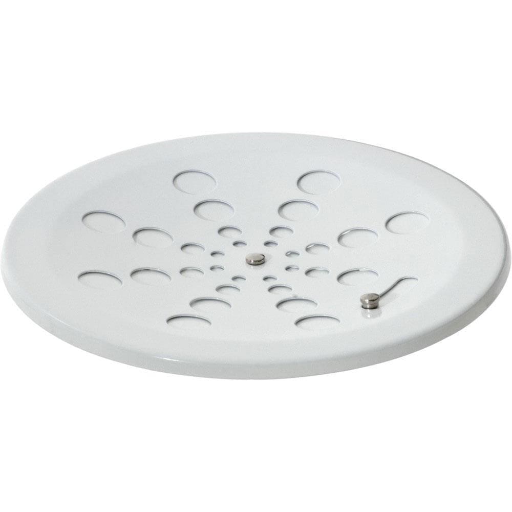 Ralo Grelha Redonda Branca 15cm Sem Caixilho - ESTILMAX