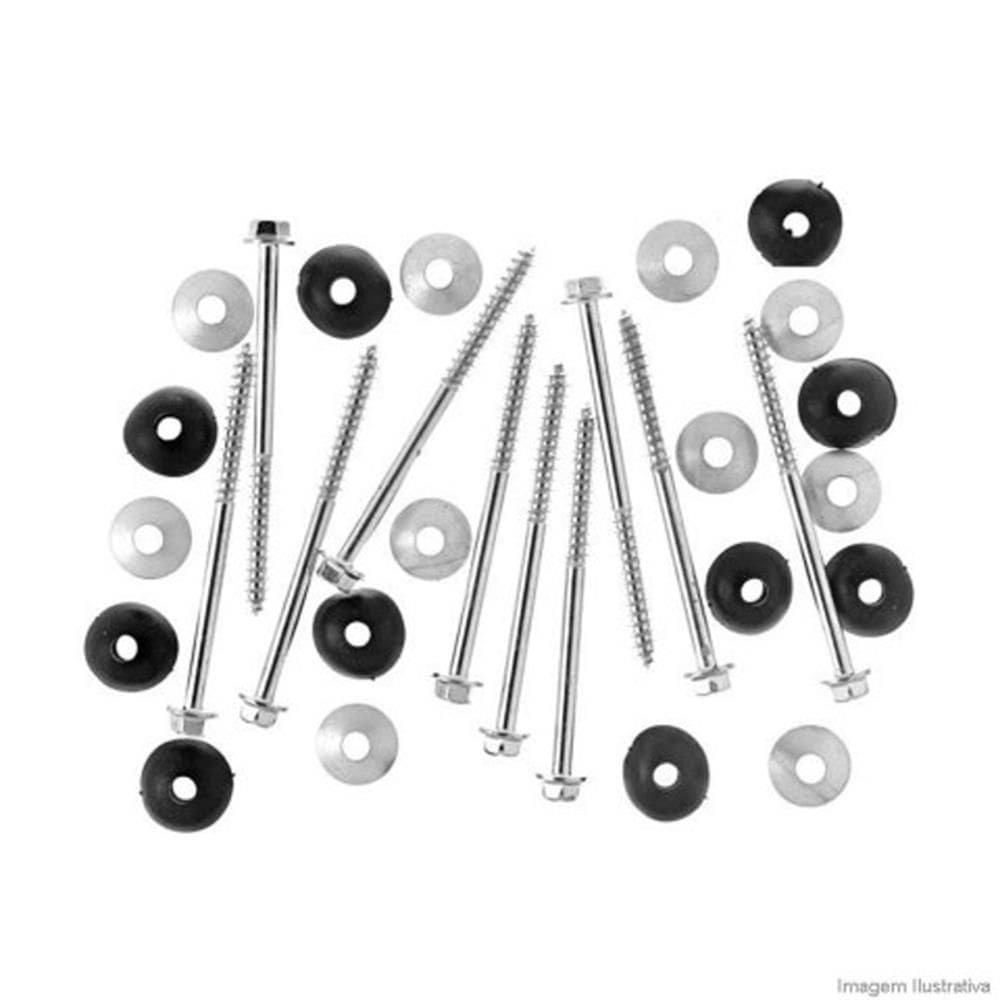 Kit Parafuso para Telhas 5/16X85 10 Peças com 2 Arruelas - 6002 - URGENFIX