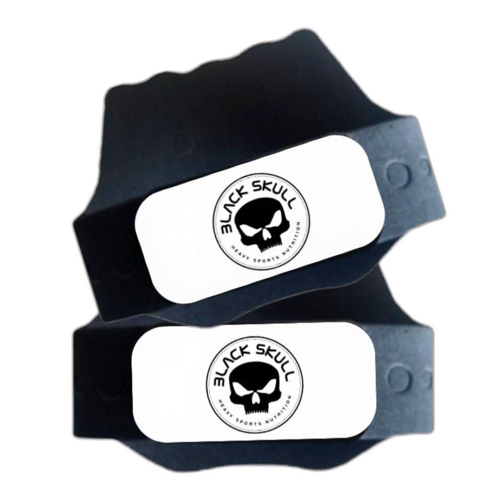 Luva Academia Treino Musculação Branco Caveira - Black Skull