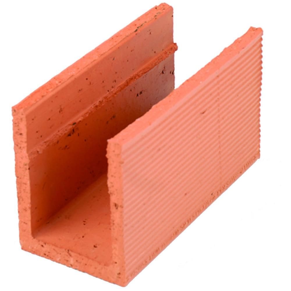 Bloco Canaleta para Baiano 11,5x14x24cm - SAFIRA