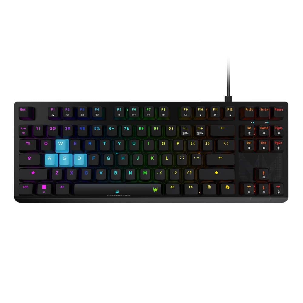 Teclado Gamer Predator PKW400 Resistente 100% anti-ghosting1ms/1000 Hz