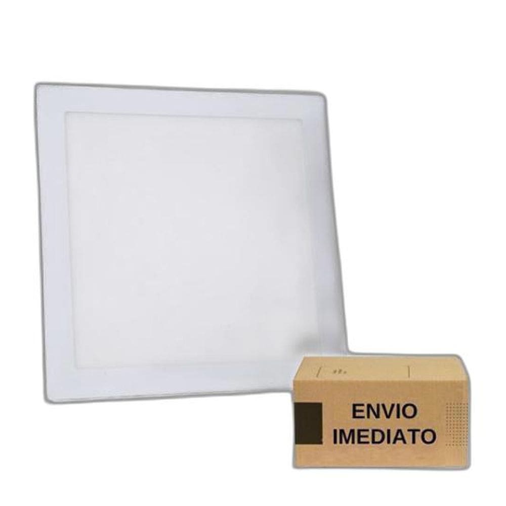 Painel Plafon Quadrado Embutir/Slim Led 24W - Neutro
