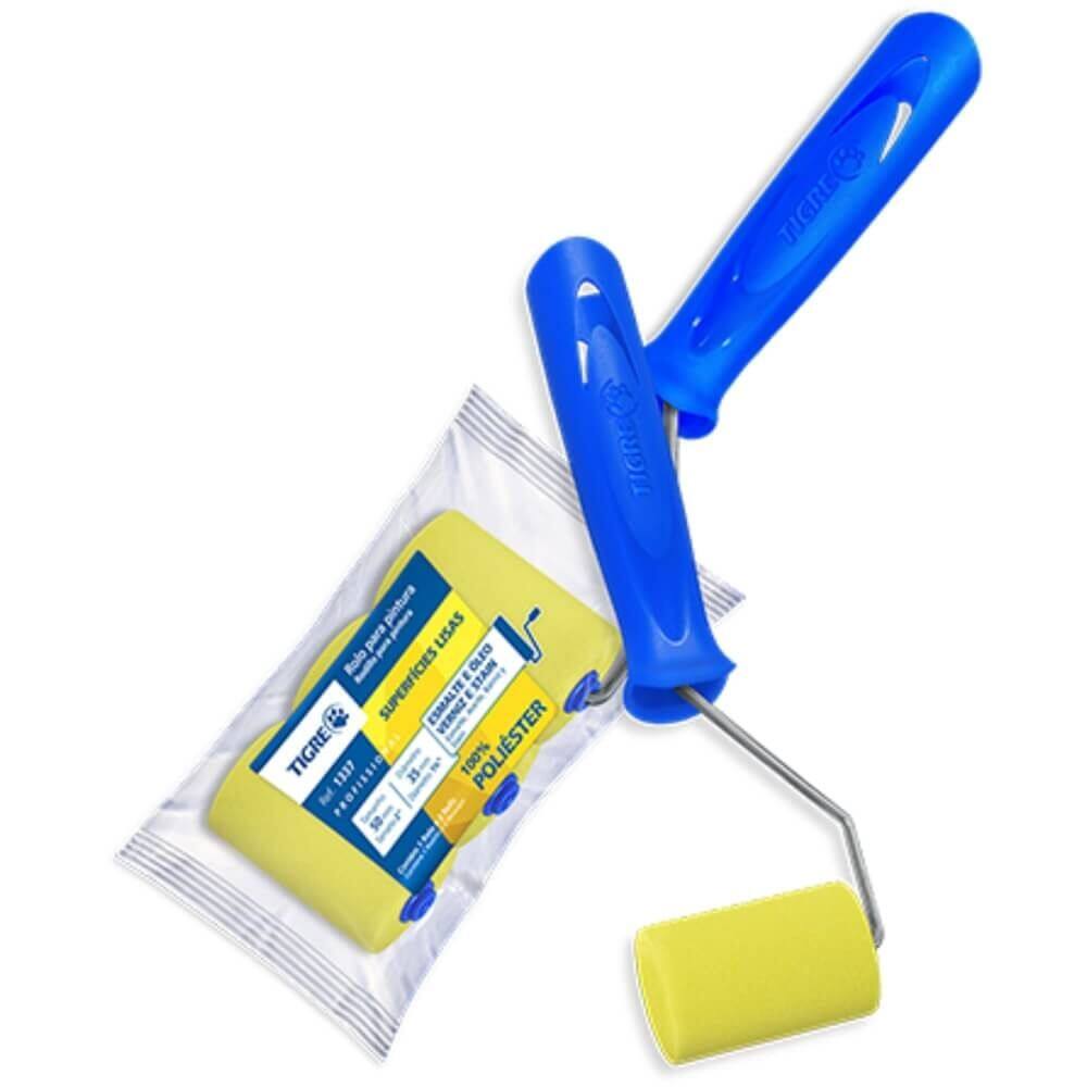 Rolo para Pintura com Cabo de 5cm com 2 Peças - 61337050 - PINCEIS TIGRE