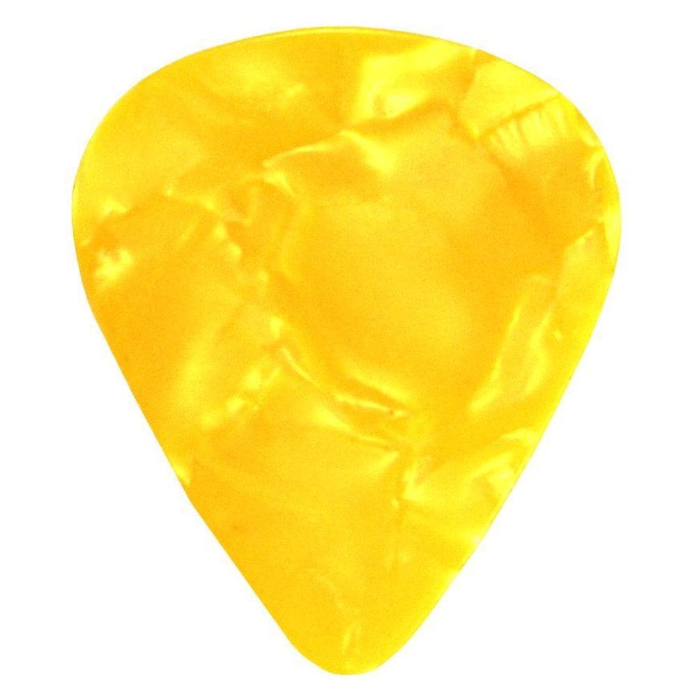 Palhetas Para Violão Guitarra Baixo - Amarelo