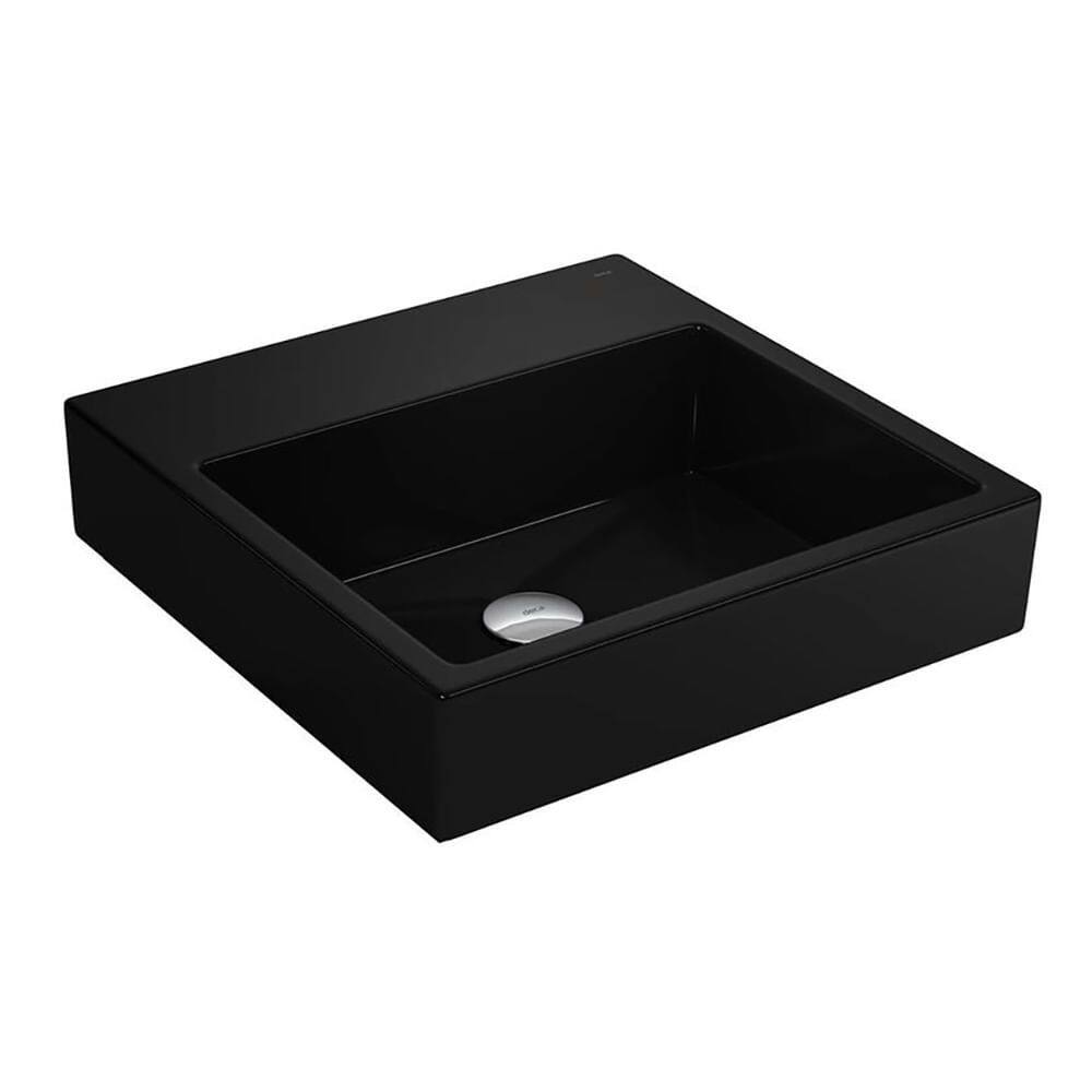 Cuba de Sobrepor Quadrada com Mesa 41,5X36cm Ébano - L.735.95