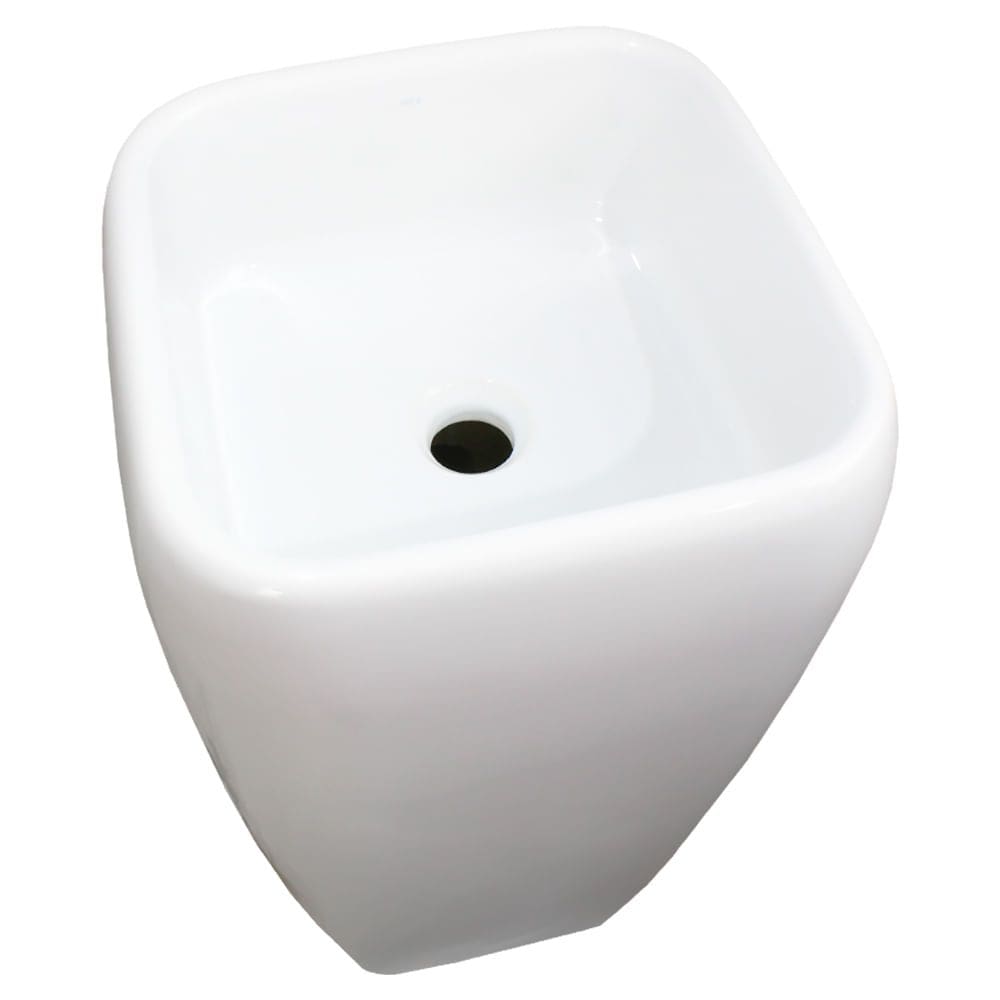 Cuba de Piso Quadrada 40X40cm Branco - L.1600.17