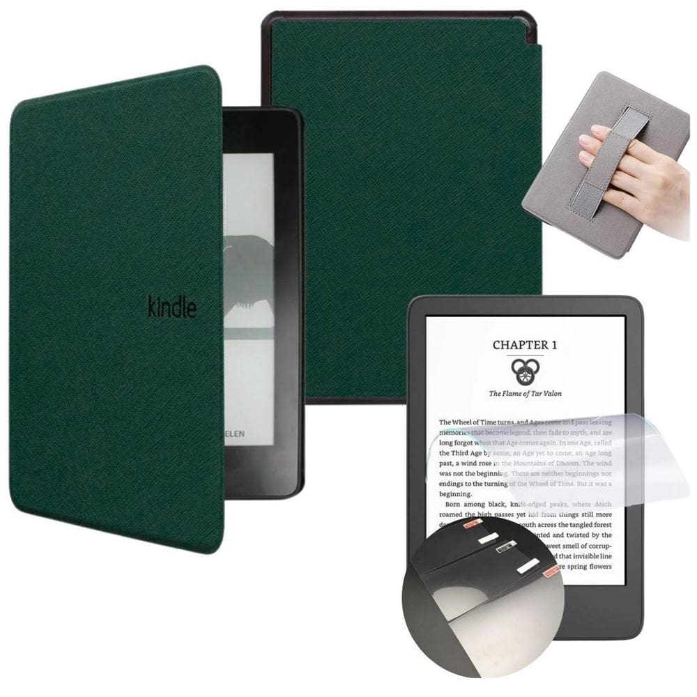 Capa Alça Interna Para Kindle Colorsoft + Película Plástica