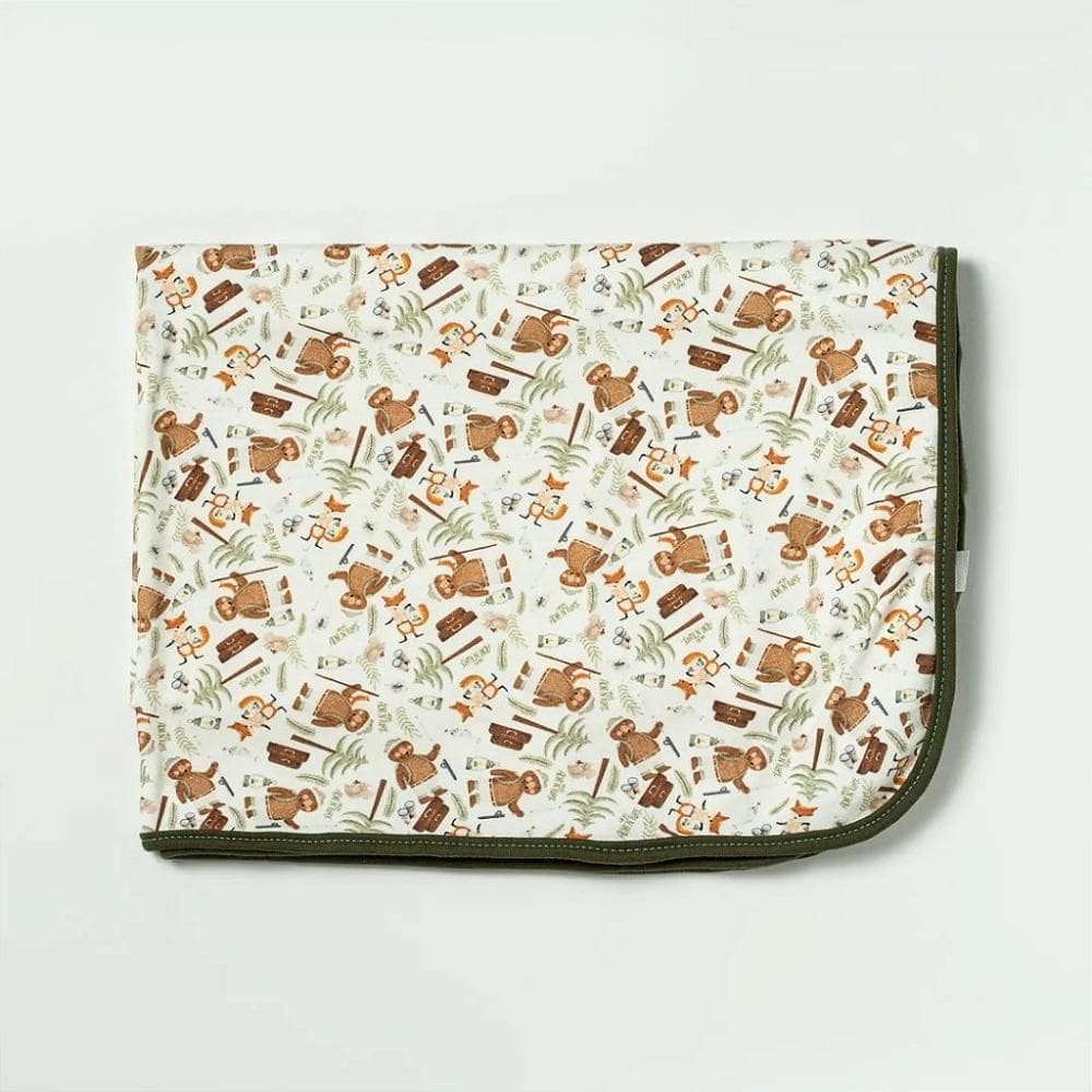 Cueiro Hug Camping Estampado Verde Musgo