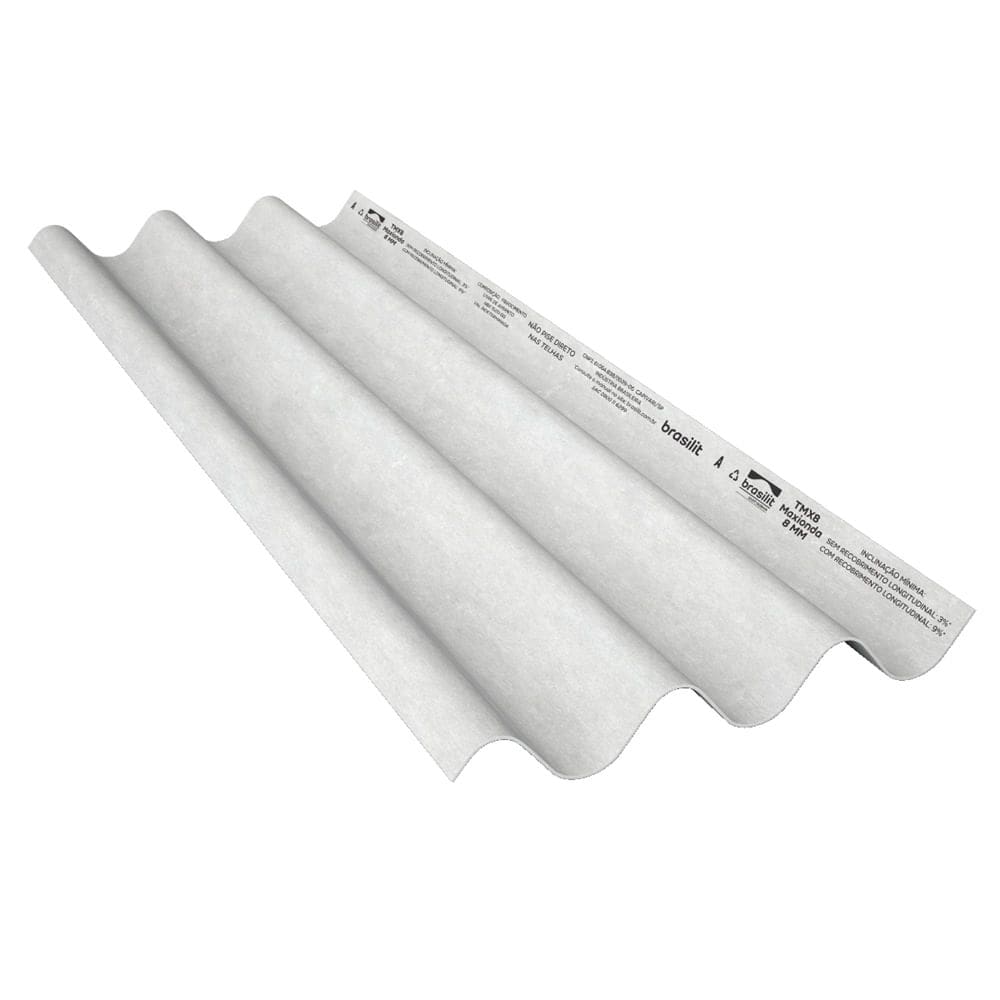 Telha Maxiplac 6mm 3,70x1,06 Metros - BRASILIT