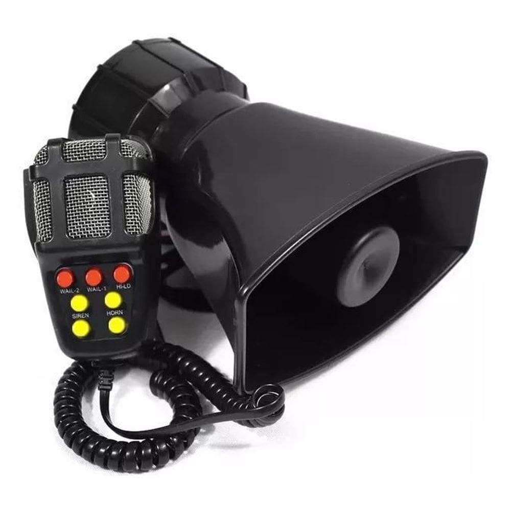 Sirene Policia Tipo Rontan Megafone 7 Tons Carro Moto Top