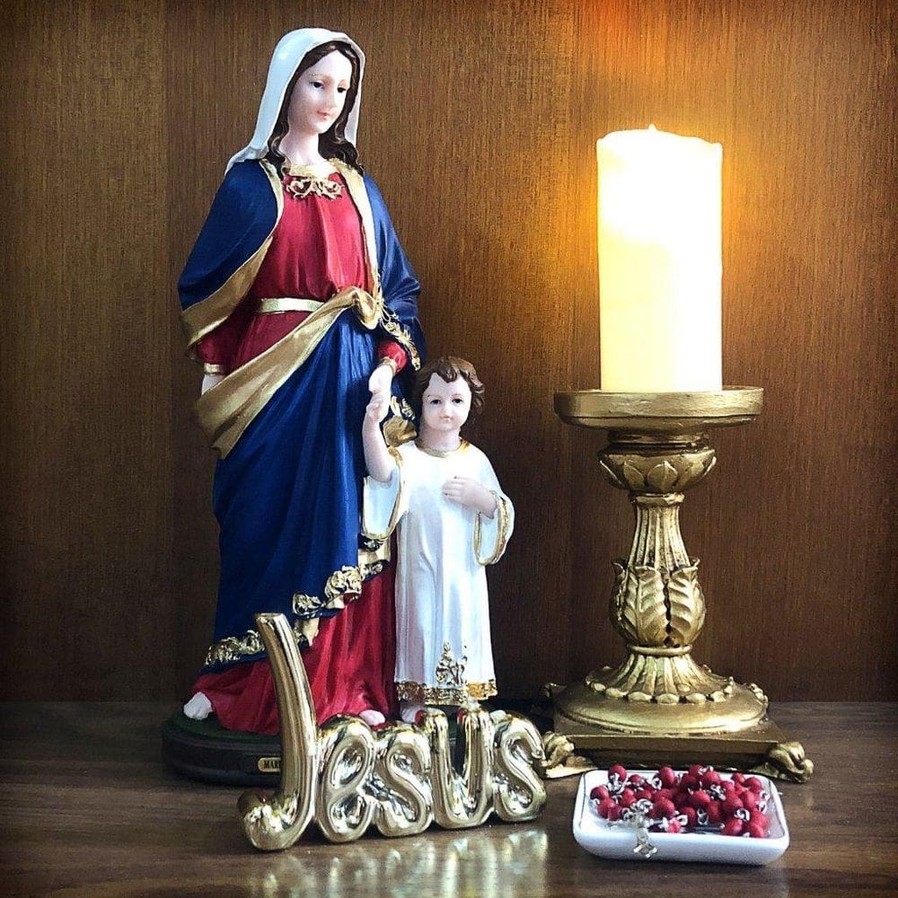 Imagem Maria Passa Na Frente Resina 30 Cm