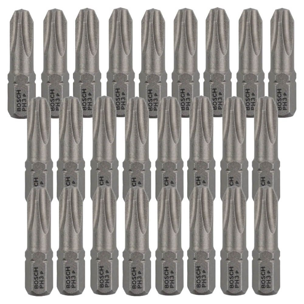 Bits Phillips Extra Hard PH3 25mm 25 Unidades - 2607001516 - BOSCH