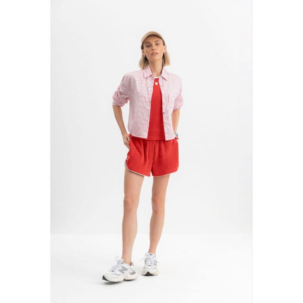 Camisa feminina listrada Essendi - G