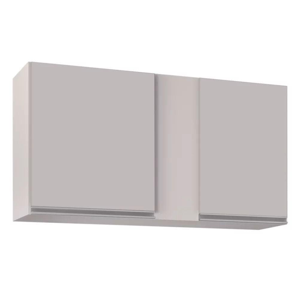 Armário Aéreo De Cozinha 02s Agata 100cm Branco