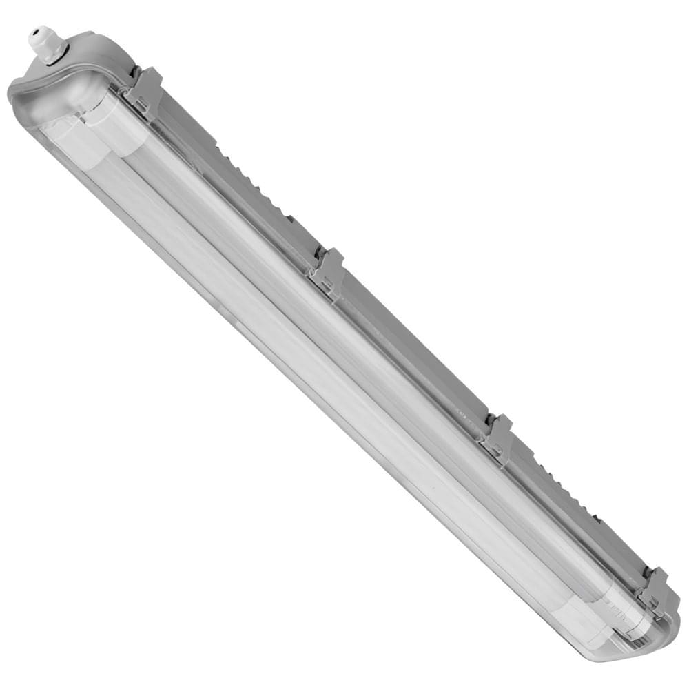 Luminária Ourofort Led IP65 2X9 Watts para T5 e T8 - 01536 - OUROLUX