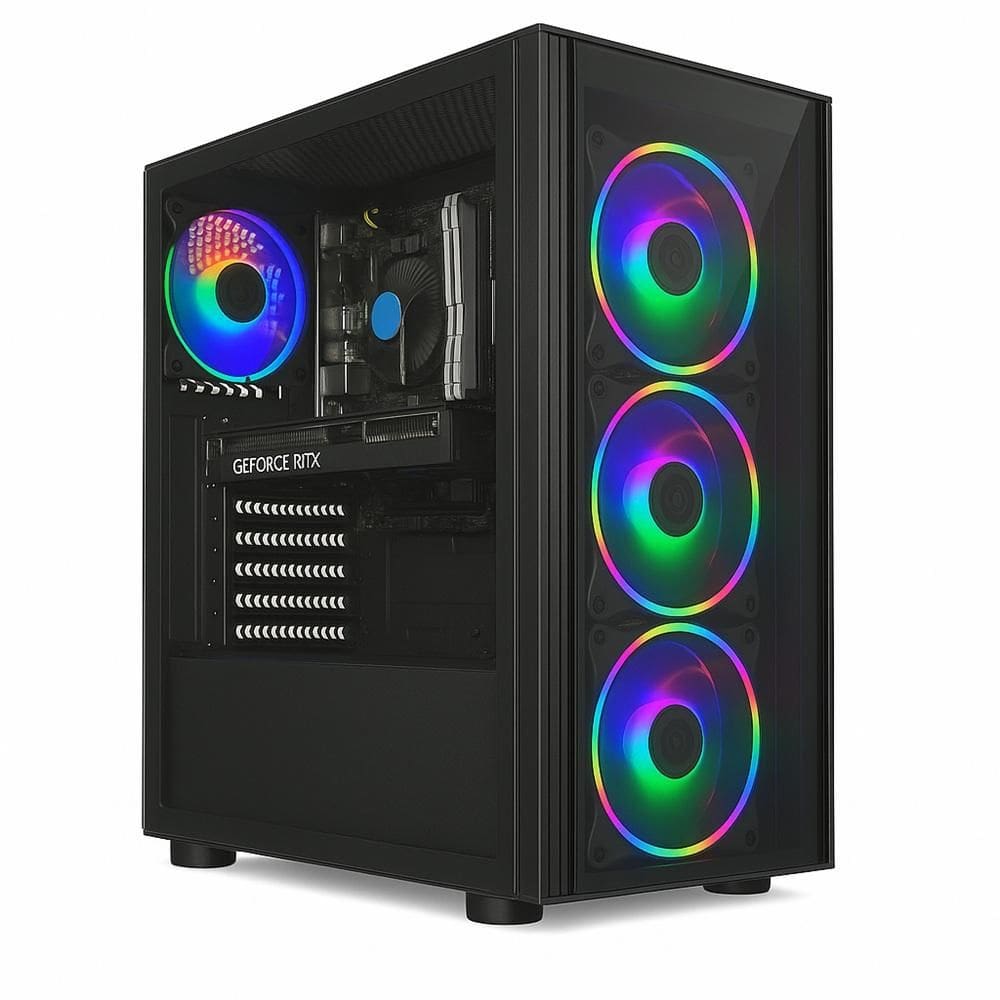 Pc Gamer 3green, AMD Ryzen 5 5600GT, 32GB DDR4, Geforce RTX 3060 12GB, SSD 1TB M.2, Fonte 600W 80 Plus Preto 3G32GB-42